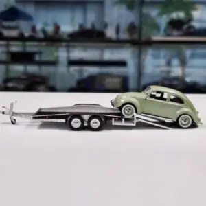 1:43 Scale Alloy Flatbed Trailer Model 7 S9b94c9168d5e4f7f854d869c9e793530N