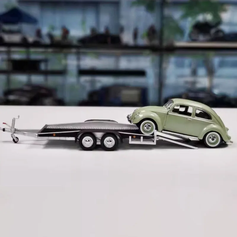 1:43 Scale Alloy Flatbed Trailer Model 2 1:43 Scale Alloy Flatbed Trailer Model - Image 2