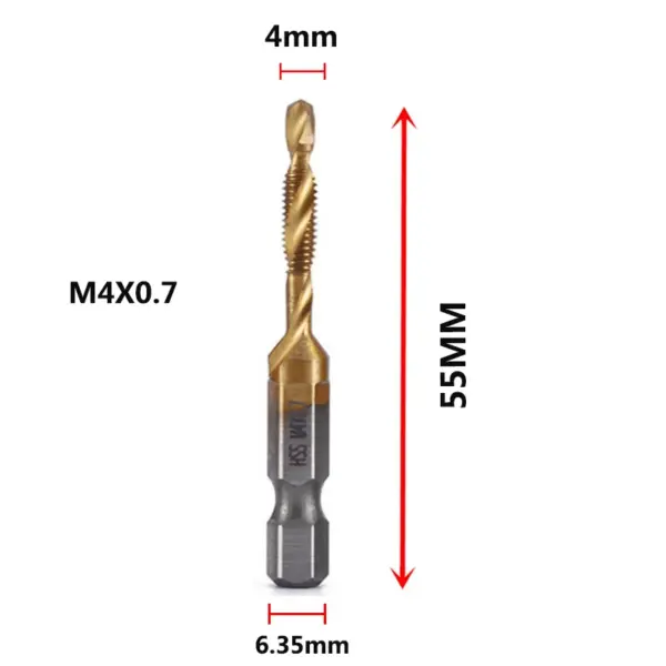 HSS Metric Tap Drill Bits Set M3 to M10 - Image 28