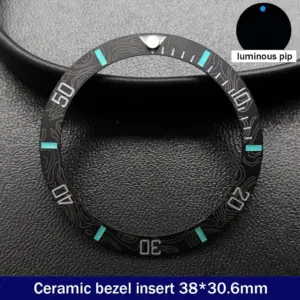 Ceramic Bezel Insert for 40mm Men's Watch 240 S9beff29c275b42ec804b8f8f57aca6edt