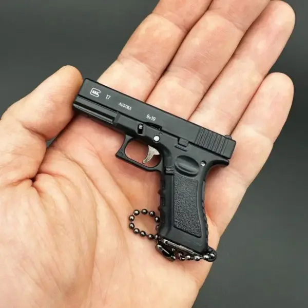 1:3 Scale G17 Metal Keychain Toy Gun - Image 13