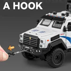 1:32 Alloy Police Armored Car Model 13 S9bfde0dea0194f9eb5bdc6435149e49e0