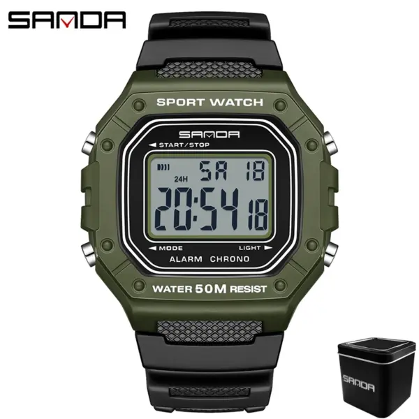 SANDA 2156 Digital Sports Watch for Men - Image 8