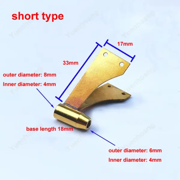2pcs Brass Propeller Shaft Bracket 4mm for RC Boat - Image 5