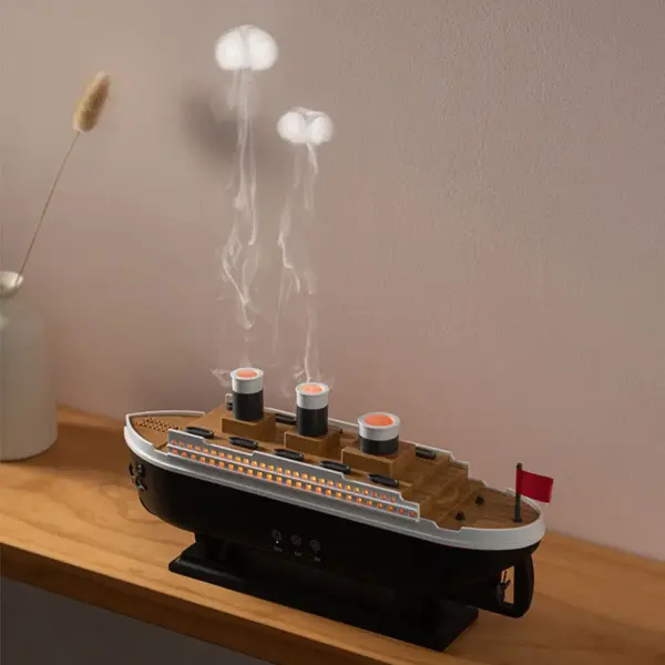 250ml Ocean Liner Aroma Humidifier with Remote - Image 3