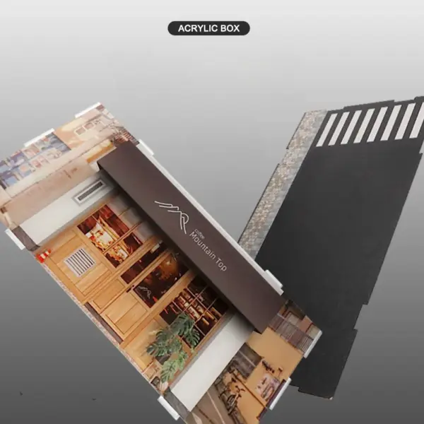 Acrylic Wood Parking Lot Model for 1/32 Scale - Image 4