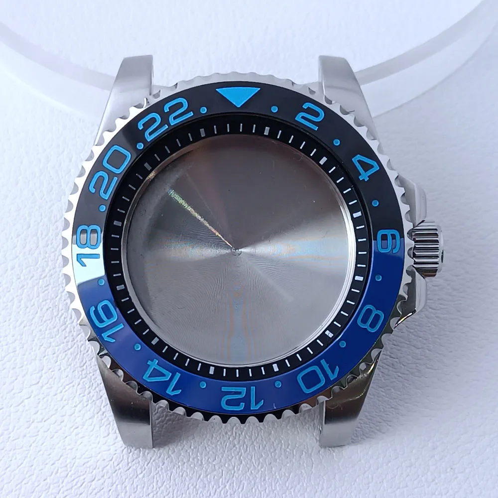 40.5mm Stainless Steel GMT Watch Case NH35/NH36 59 40.5mm Stainless Steel GMT Watch Case NH35/NH36 - Image 59