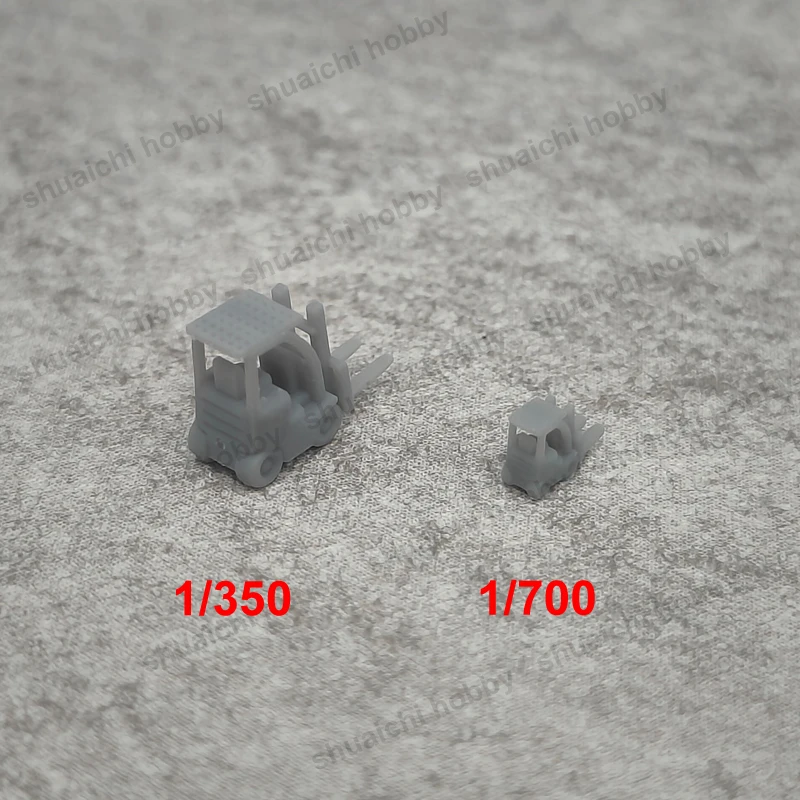 10PCS Miniature Resin Forklift Truck Models 3 10PCS Miniature Resin Forklift Truck Models - Image 3
