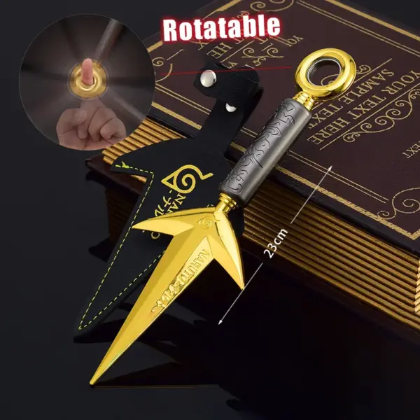Namikaze Minato Kunai Model 23cm Metal Craft - Image 10