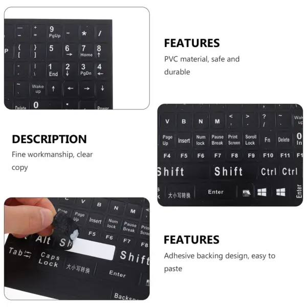 2 Sheets English Keyboard Stickers for Laptops - Image 6