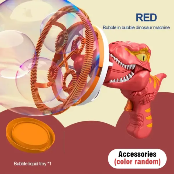 Dinosaur Bubble Blower Machine for Outdoor Fun - Image 9