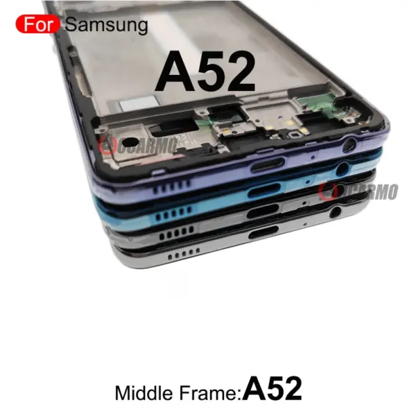 Samsung Galaxy A52 Middle Frame and Side Keys Set - Image 2