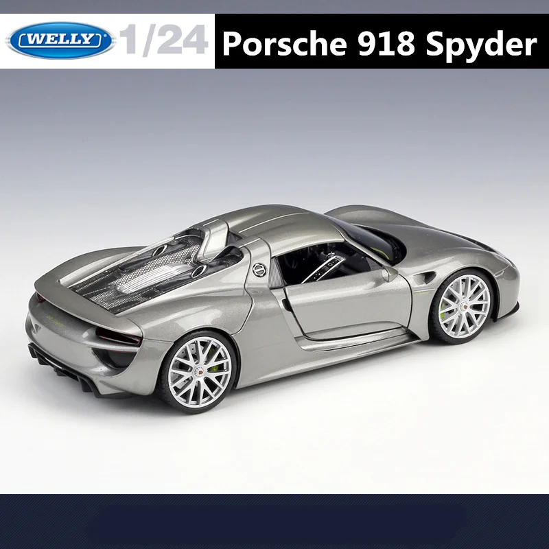 Welly 1:24 Porsche 918 Diecast Model Car 2 Welly 1:24 Porsche 918 Diecast Model Car - Image 2