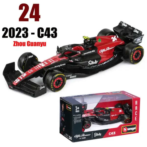 Bburago 1:43 Mercedes-AMG W14 Racing Car Model - Image 22