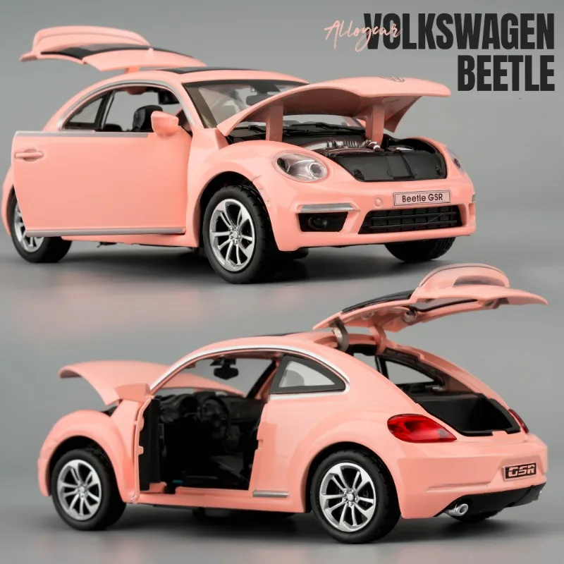 1:32 Diecast Volkswagen Beetle GSR Model Car 2 1:32 Diecast Volkswagen Beetle GSR Model Car - Image 2