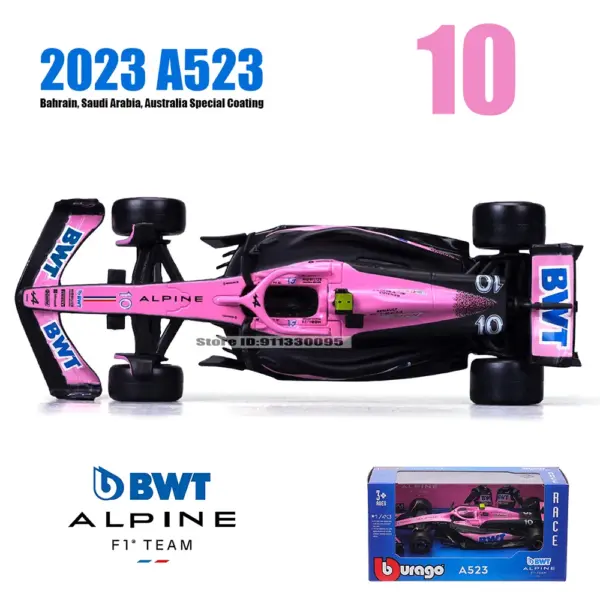 Bburago 1:43 F1 Diecast Car Model Collection - Image 20