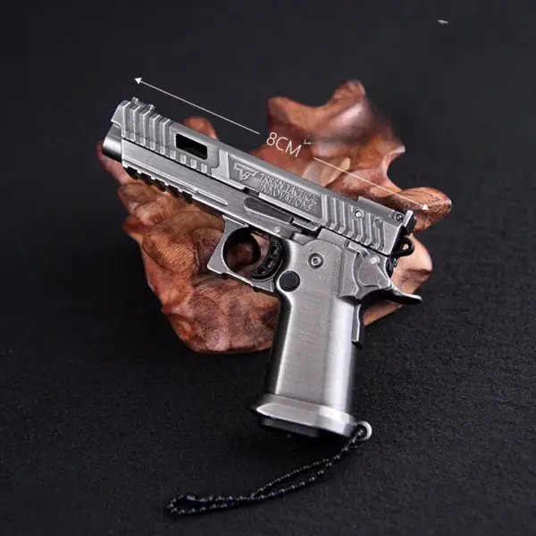 Mini Alloy G34 Pistol Keychain Fidget Toy - Image 3