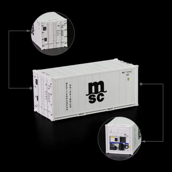 HO Scale 20ft Hi-Cube Reefer Container - Image 12