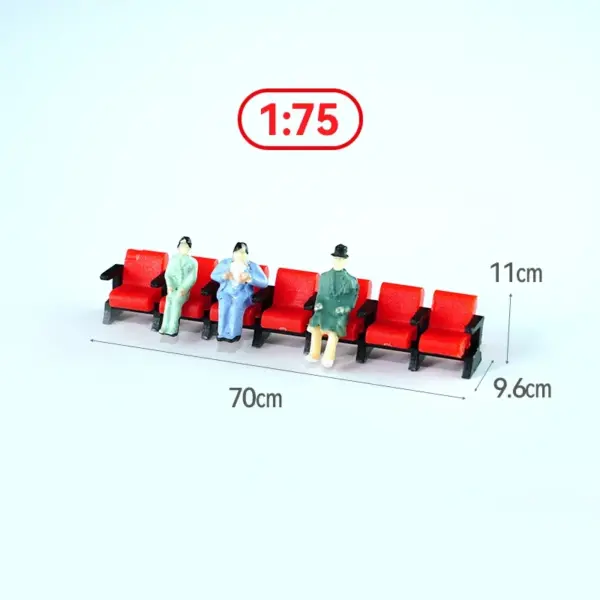 Miniature Cinema Chairs Set of 5 - Image 12