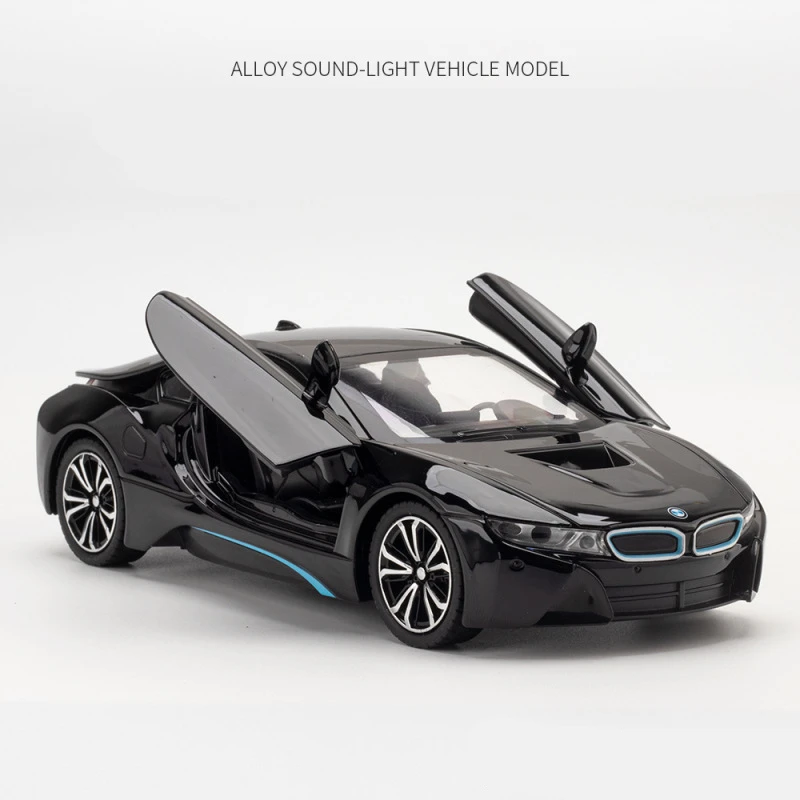 1:24 Alloy i8 Sports Car Model Diecast 7 1:24 Alloy i8 Sports Car Model Diecast - Image 7