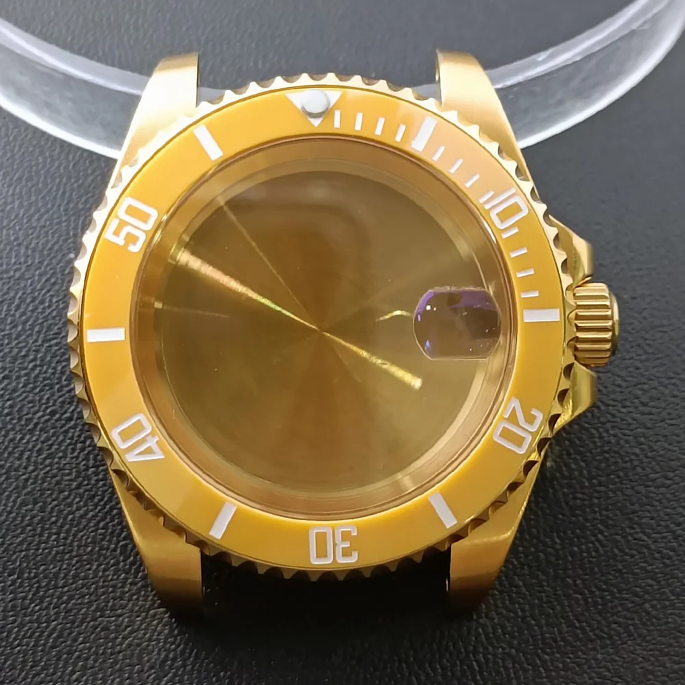 NH35 GMT Steel Watch Case 40.5mm Silver 24 NH35 GMT Steel Watch Case 40.5mm Silver - Image 24