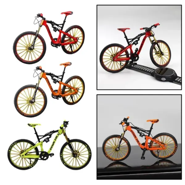 1:10 Scale Diecast Alloy Mountain Bike Toy - Image 2