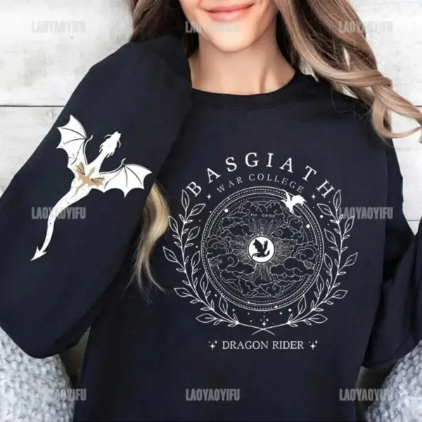 Basgiath War College Print Hoodie for Women - Image 16