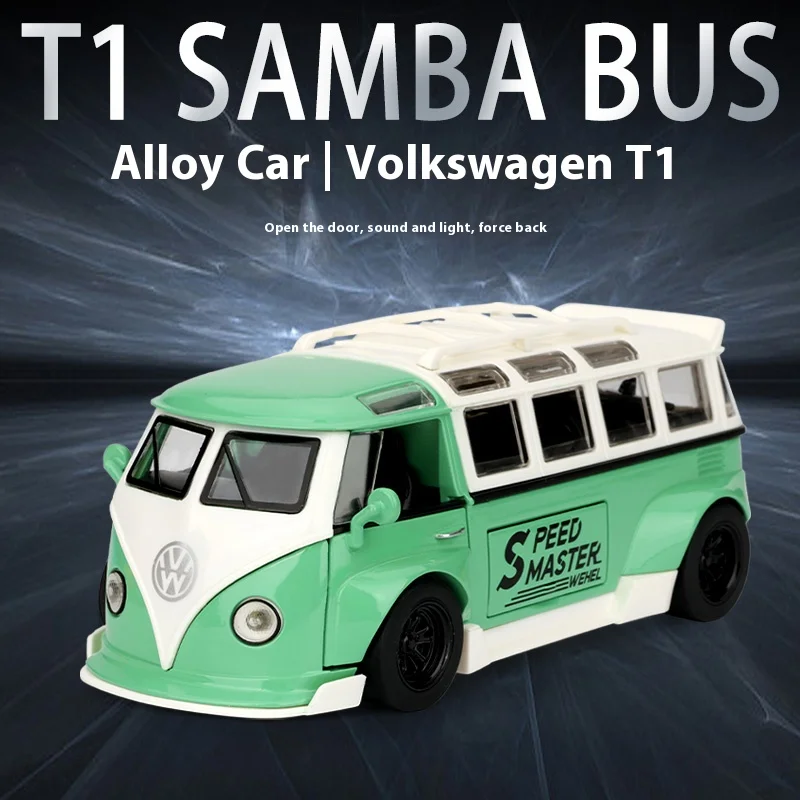 1:32 Volkswagen T1 Bus Diecast Model Car 2 1:32 Volkswagen T1 Bus Diecast Model Car - Image 2