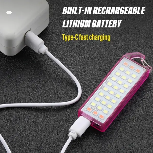 Mini Rechargeable LED Work Light Keychain - Image 2