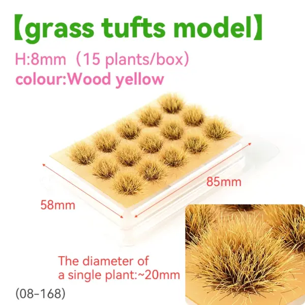 15pcs Miniature Flower Grass Clusters 8mm-10mm - Image 23