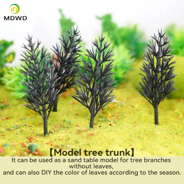 20Pcs Bare Trunk Trees for Model Scenery - Image 2