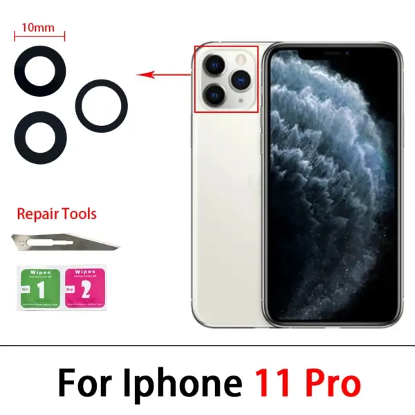 iPhone Camera Glass Lens Replacement Kit - Image 2
