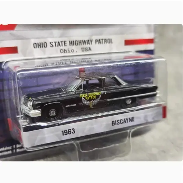 1963 BISCAYNE Police Diecast Model 1:64 Scale - Image 4
