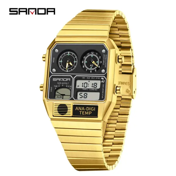SANDA 3192 Digital Thermometer Stopwatch Watch - Image 11