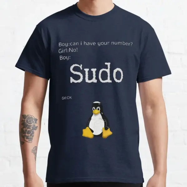 Funny Linux Programmer T-Shirt for Men - Image 7