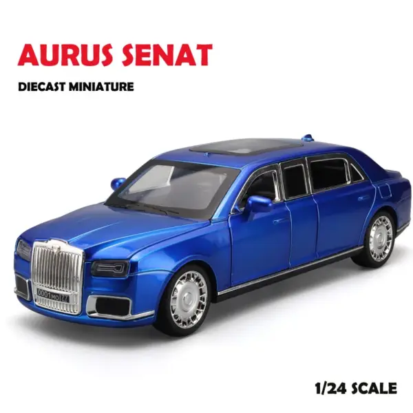 Aurus Senat 1/24 Diecast Car Model - Image 2