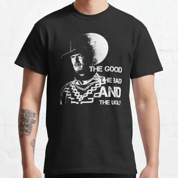 Clint Eastwood Vintage Cowboy T-Shirt for Men - Image 8