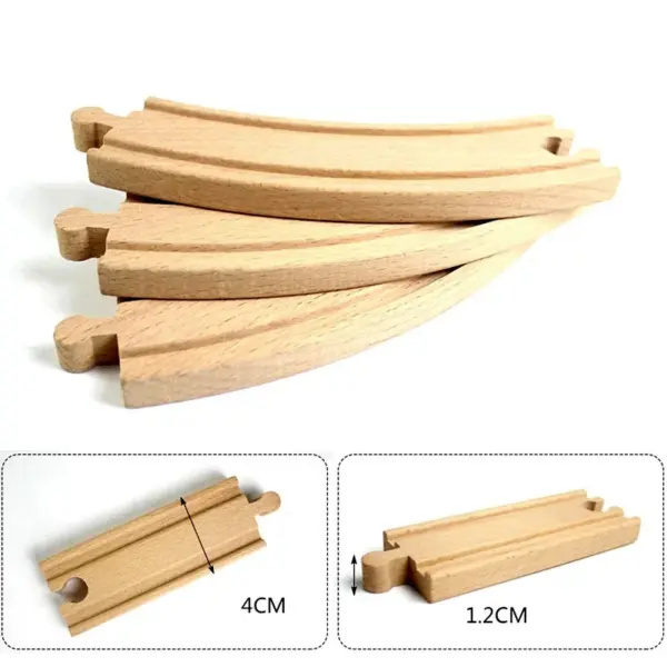 Wooden Train Track Accessories for Railway Fun - Image 6