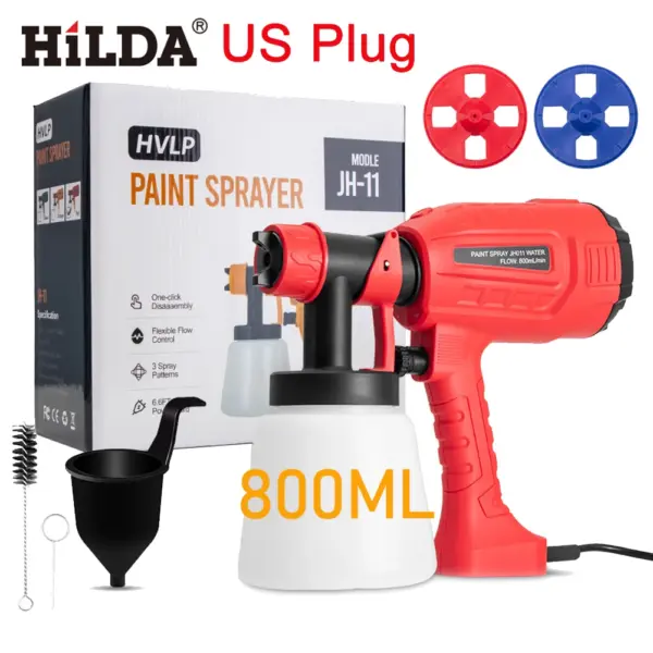 800ML Electric Paint Sprayer 400W High Pressure - Image 8