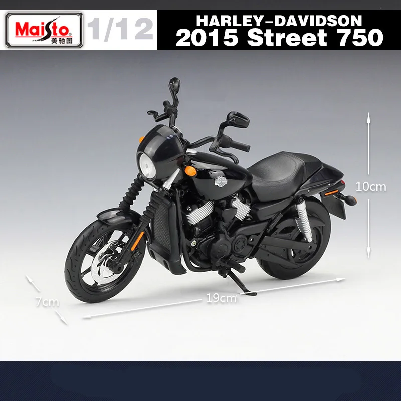Maisto 1:12 Harley 2015 Street 750 Diecast Motorcycle 4 Maisto 1:12 Harley 2015 Street 750 Diecast Motorcycle - Image 4