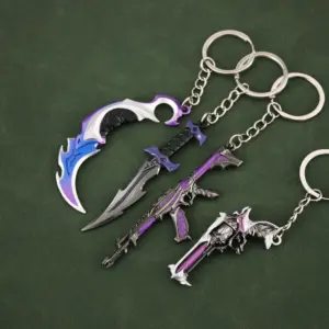 Valorant Mini Metal Keychain Knife Pendant