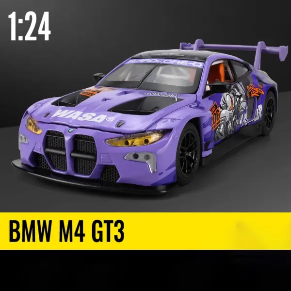 1:23 BMW M4 G82 Diecast Sports Car Model - Image 12