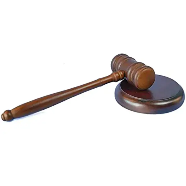 Handcrafted Walnut Wood Judge Hammer Gavel - Image 7