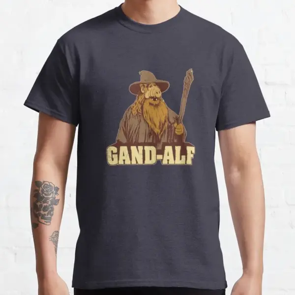 80s Retro ALF Cartoon Graphic T-Shirt - Image 3