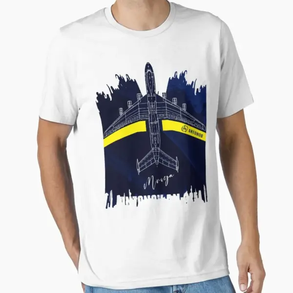 Antonov AN225 Mriya Cargo Aircraft T-Shirt - Image 11