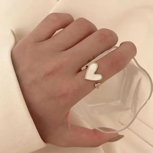 Adjustable Double-Layer Cross Zircon Ring - Image 19