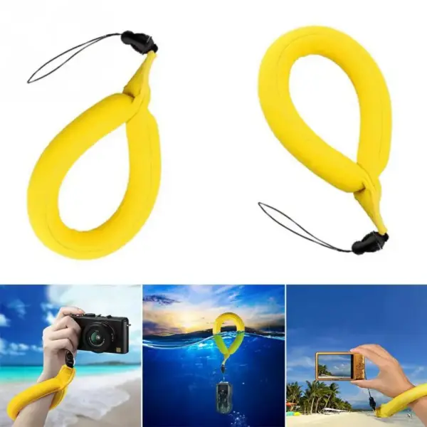 Yellow Floating Foam Wrist Strap for GoPro - Image 6