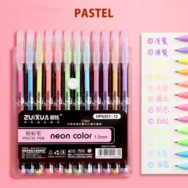 48 Pcs Glitter Gel Pen Set for Art - Image 16