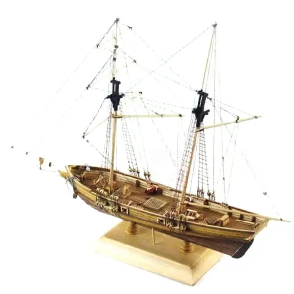 1/96 Scale Wooden Model Sailboat Kit - Image 2