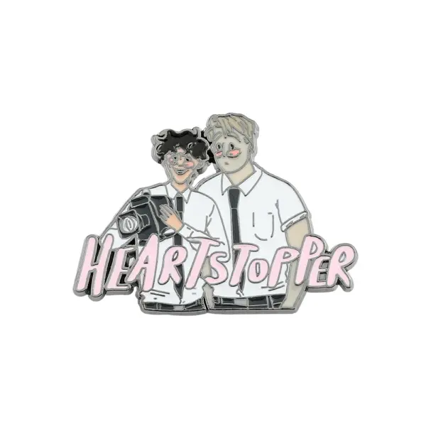 Colorful Heartstopper Enamel Pin Brooch - Image 7